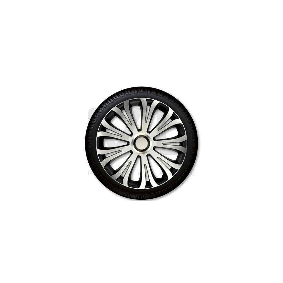 ARGO 16 AVERA SILVER&BLACK Wheel trims 16 Inch Black/Silver | ML Performance Car Parts