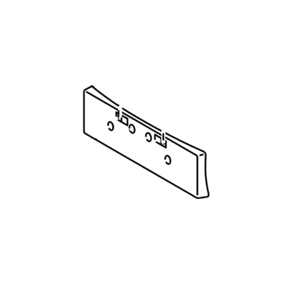 Genuine Lexus 52114-53071 IS Phase 2 Number Plate Bracket