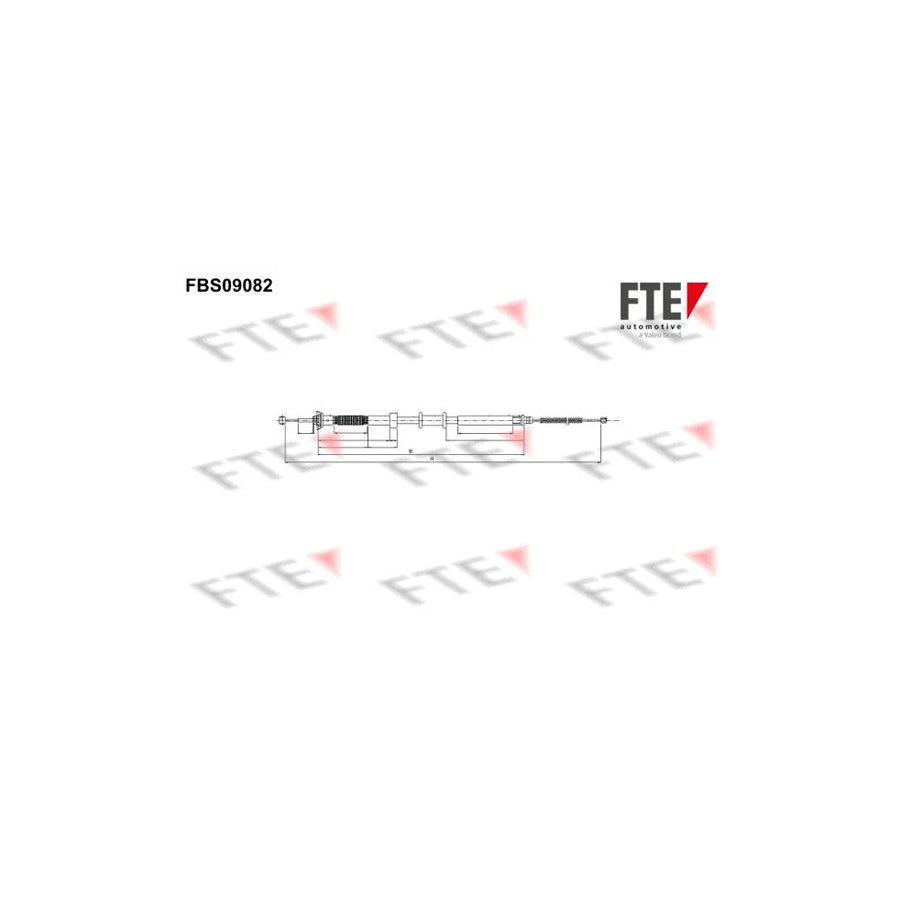 Fte FBS09082 Hand Brake Cable For Fiat Panda Ii Hatchback (169) | ML Performance UK Car Parts