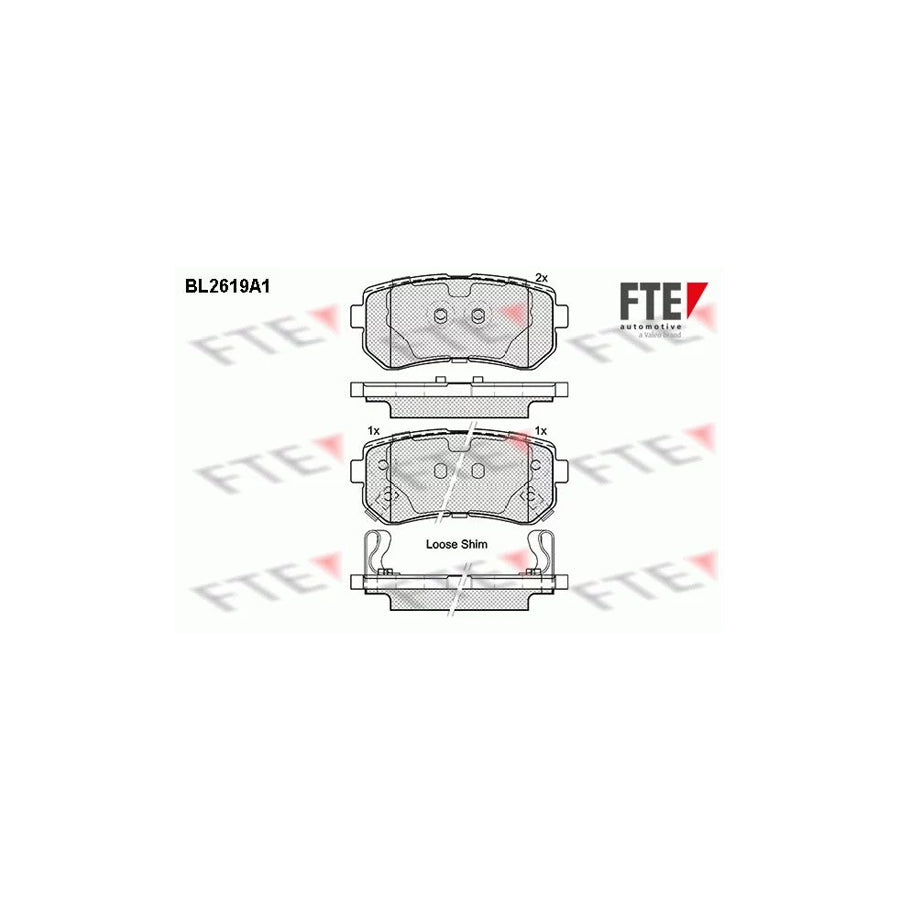 Fte 9010867 Brake Pad Set | ML Performance UK Car Parts