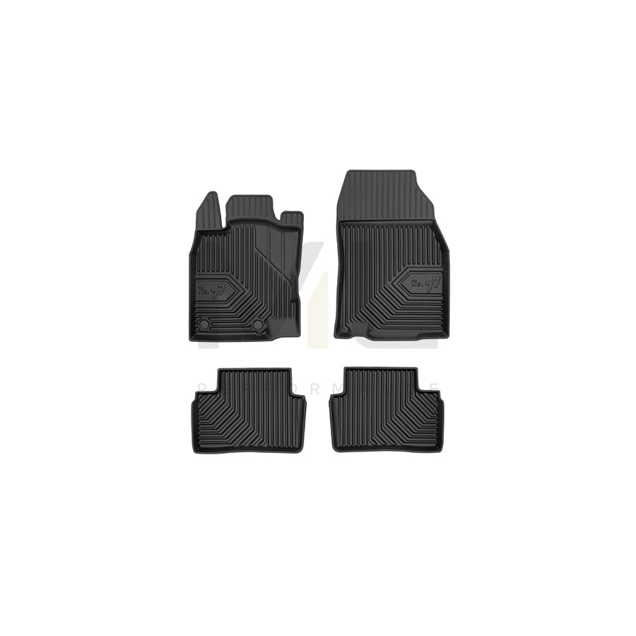 FROGUM Tailored, No.77 77425026 Floor mat set for RENAULT Kadjar (HA_, HL_) Elastomer, Front and Rear, Quantity: 4, Black | ML Performance Car Parts