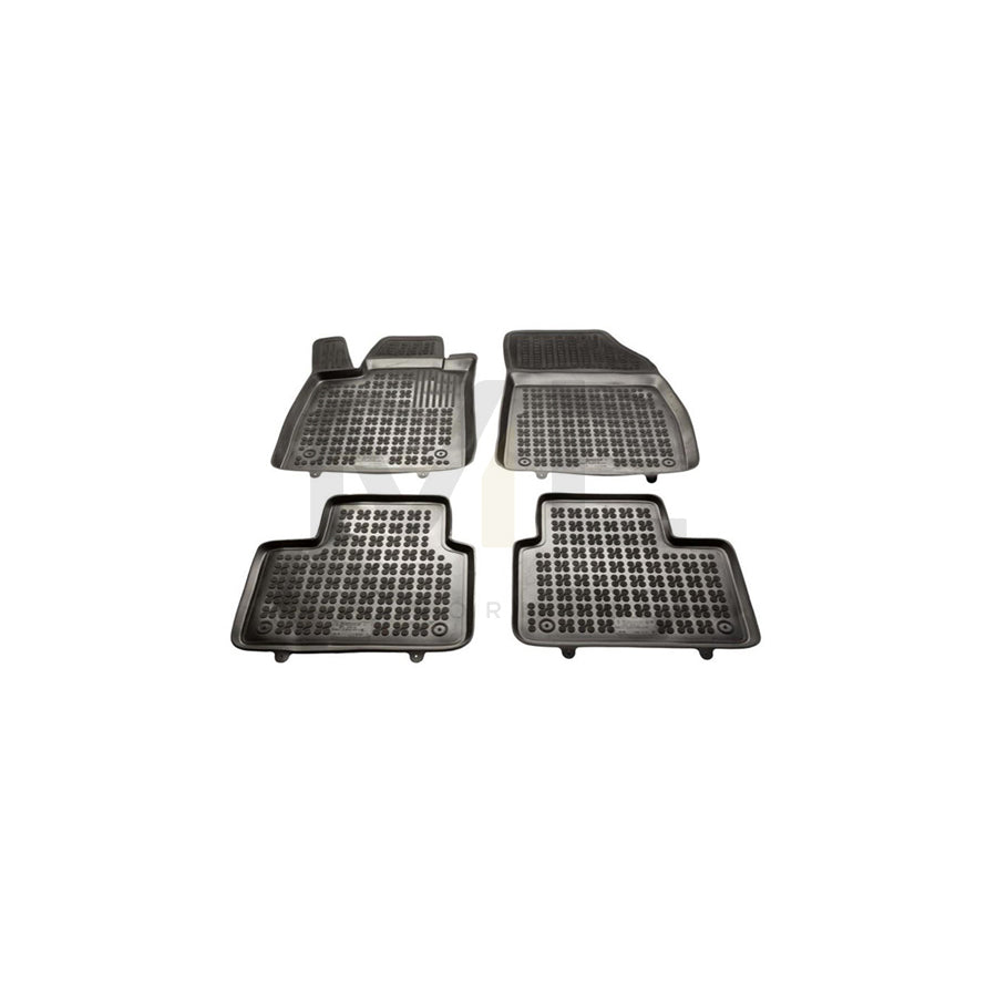 REZAW PLAST 201924 Floor mat set for RENAULT TALISMAN Elastomer, Front and Rear, Black | ML Performance Car Parts