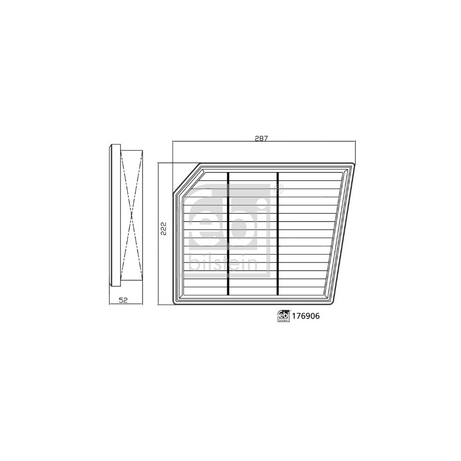Febi Bilstein 176906 Air Filter