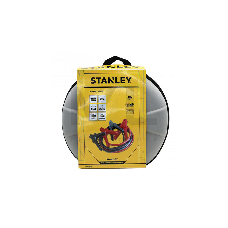 Stanley SXAE00013 Jump leads 350A, Voltage: 12, 24, 6V | ML Performance Car Parts