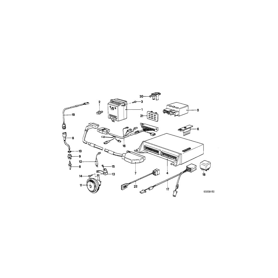 Genuine BMW 65811370128 E28 E24 Gong (Inc. 525e, 533i & 528e) | ML Performance UK Car Parts