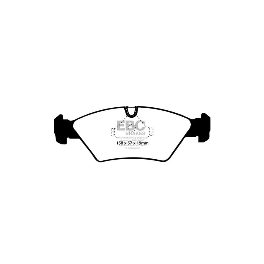 EBC PD01KF203 BMW E28 Greenstuff Front Brake Pad & Plain Disc Kit  2 | ML Performance UK Car Parts