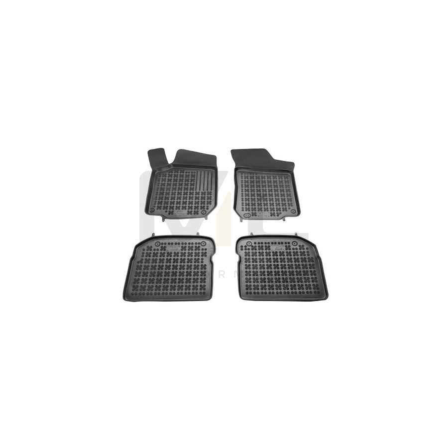 REZAW PLAST Tailored 200201 Floor mat set Elastomer, Front and Rear, Quantity: 4, Black | ML Performance Car Parts