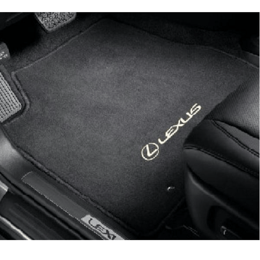 Genuine Lexus PZ49C-K0352-AG RX Phase 2 Black Textile Carpet Mat Set