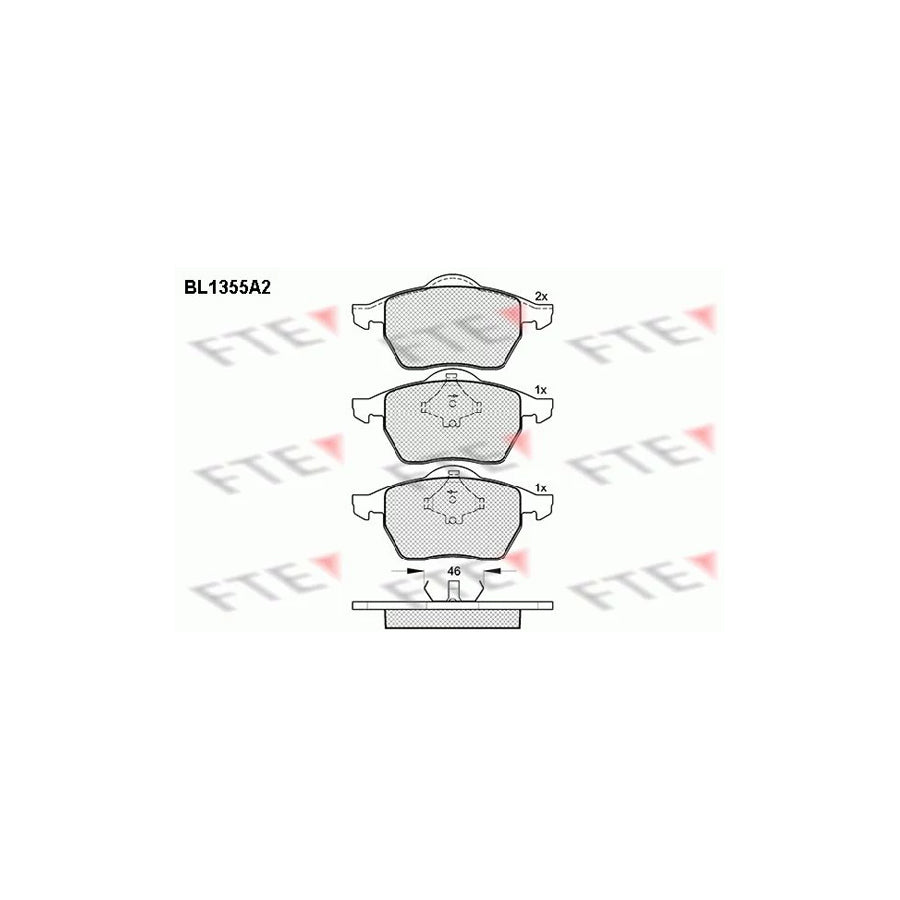 Fte BL1355A2 Brake Pad Set | ML Performance UK Car Parts