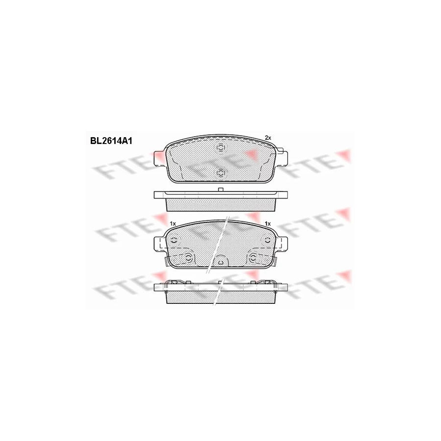 Fte 9010862 Brake Pad Set | ML Performance UK Car Parts