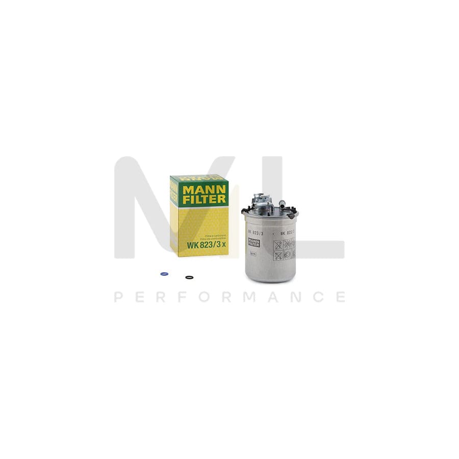 MANN-FILTER WK 823/3 x Fuel filter with seal | ML Performance Car Parts