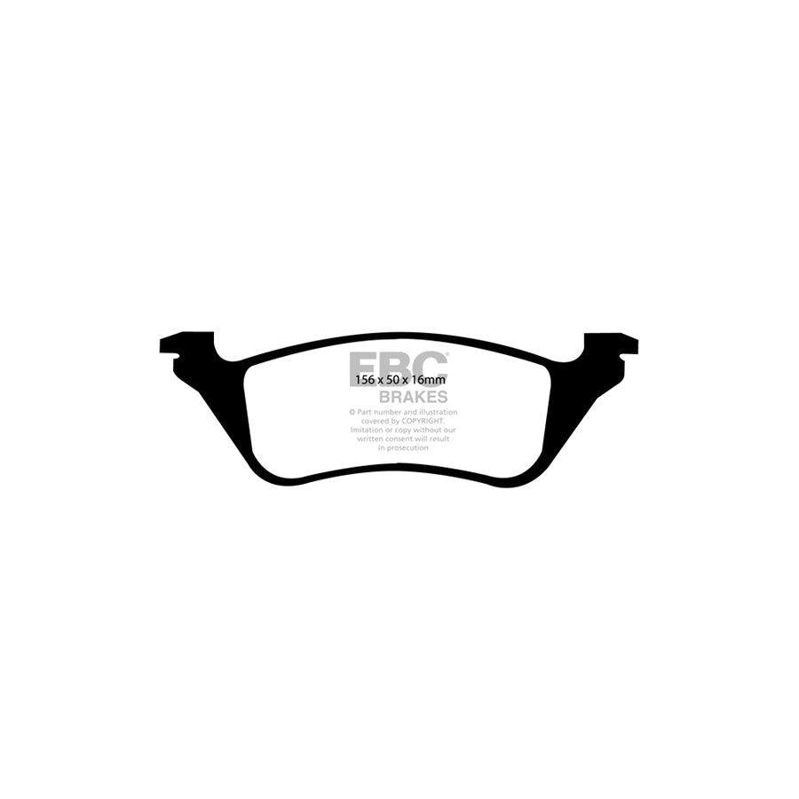 EBC DP1629 Chrysler Jeep Ultimax Rear Brake Pads (Inc. Grand Voyager, Voyager, Cherokee) 2 | ML Performance UK Car Parts