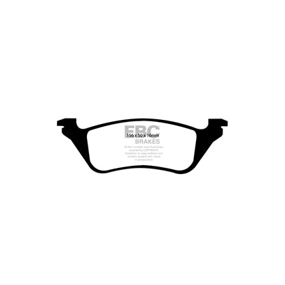 EBC DP1629 Chrysler Jeep Ultimax Rear Brake Pads (Inc. Grand Voyager, Voyager, Cherokee) 2 | ML Performance UK Car Parts