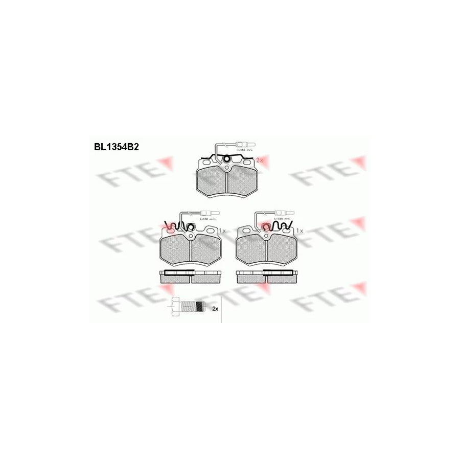 Fte BL1354B2 Brake Pad Set For CitroÃ«n Zx | ML Performance UK Car Parts