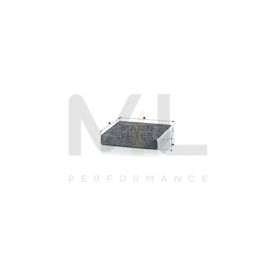 MANN-FILTER CUK 1827 Pollen filter Activated Carbon Filter | ML Performance Car Parts