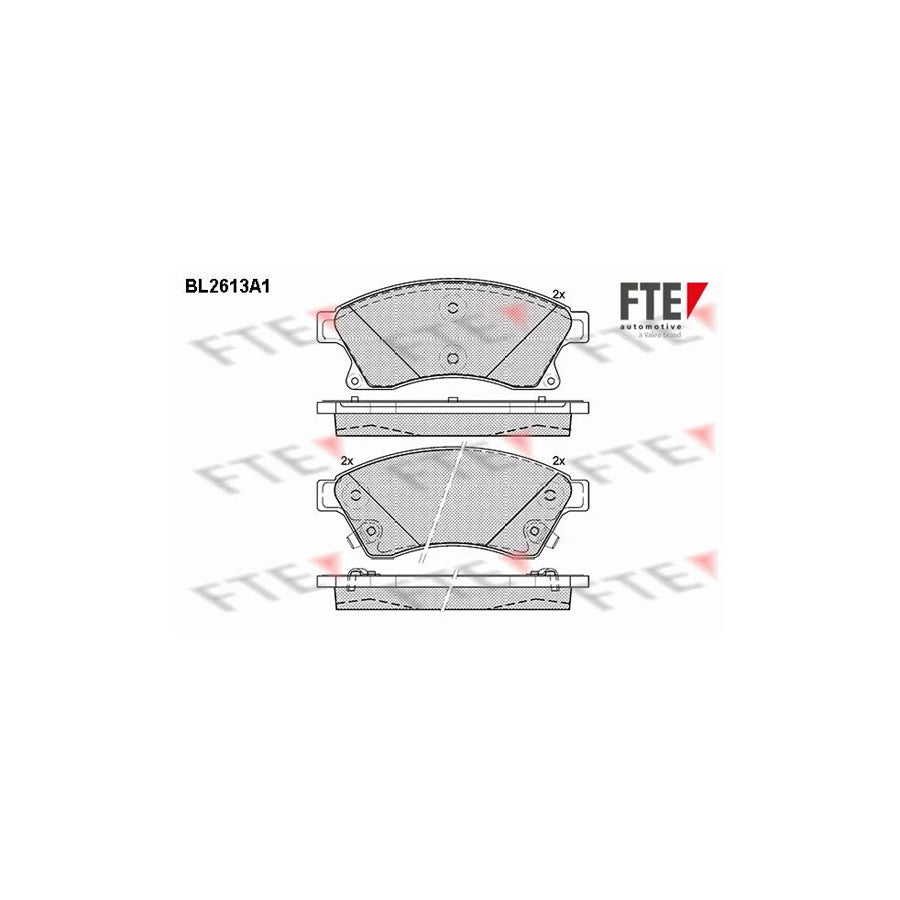 Fte 9010860 Brake Pad Set | ML Performance UK Car Parts