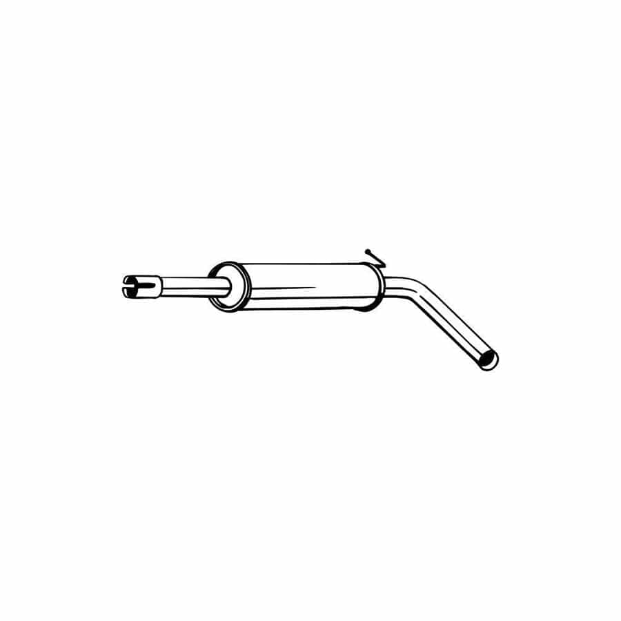 Bosal 227-047 Middle Silencer