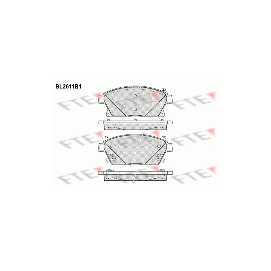 Fte 9010859 Brake Pad Set | ML Performance UK Car Parts