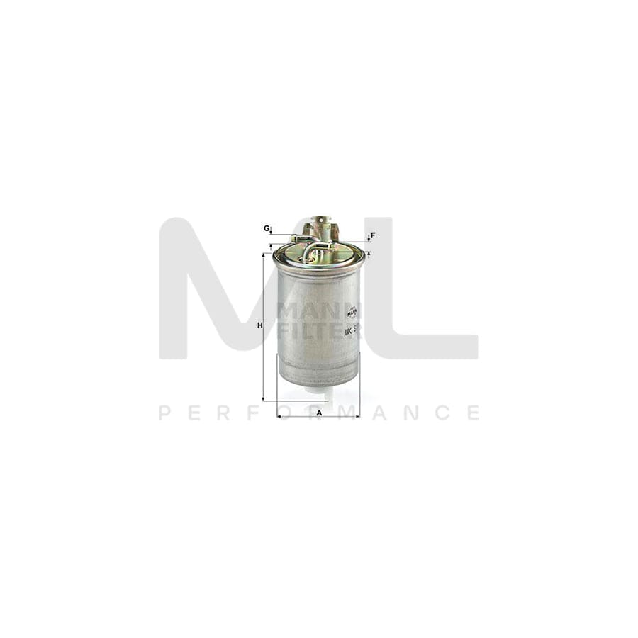 MANN-FILTER WK 841 Fuel filter In-Line Filter | ML Performance Car Parts