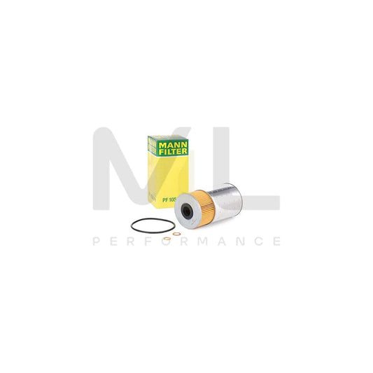 MANN-FILTER PF 1050/1 n Oil Filter with seal, Filter Insert | ML Performance Car Parts