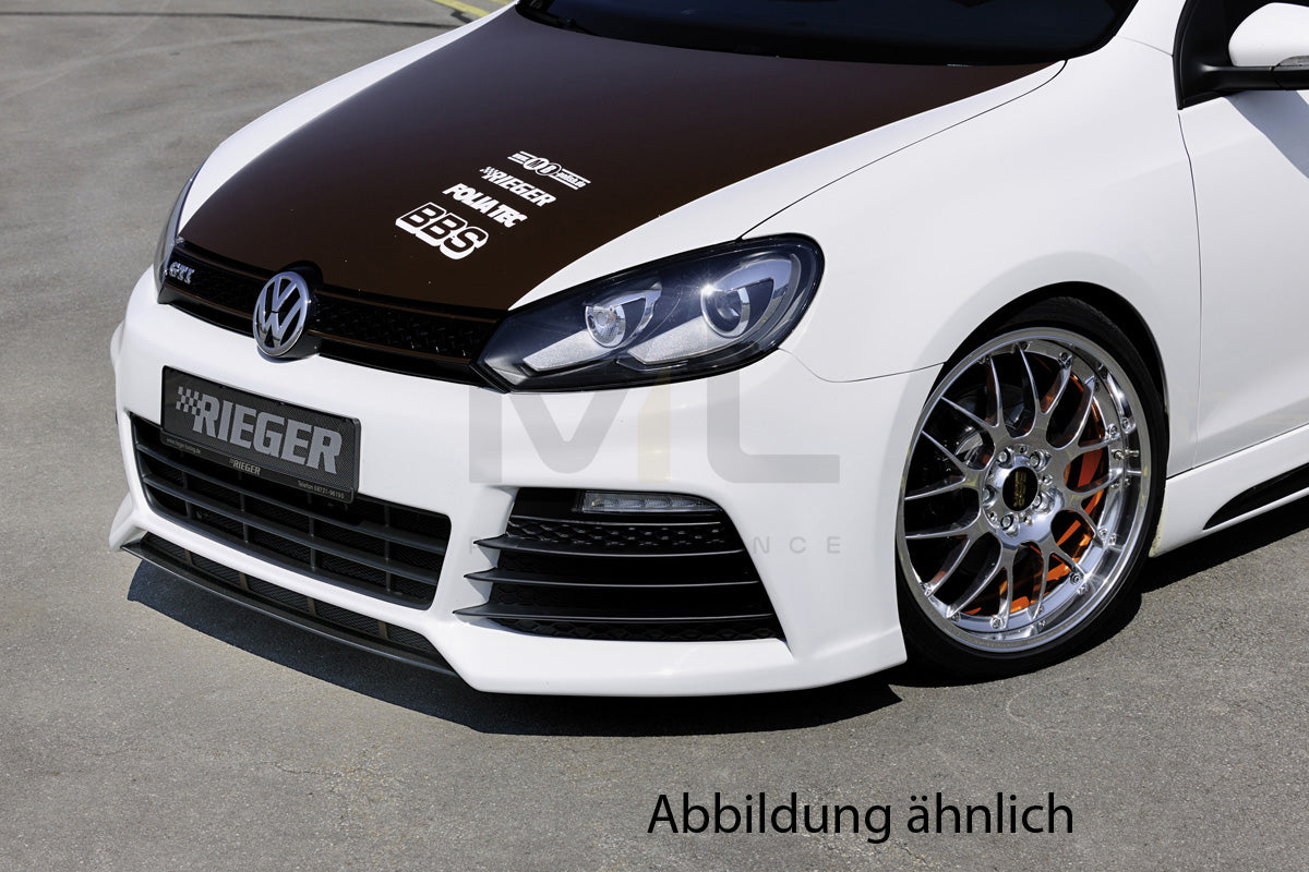 Rieger 00059532 VW Mk6 Golf Front Bumper (GTI & GTD) 4 | ML Performance UK Car Parts