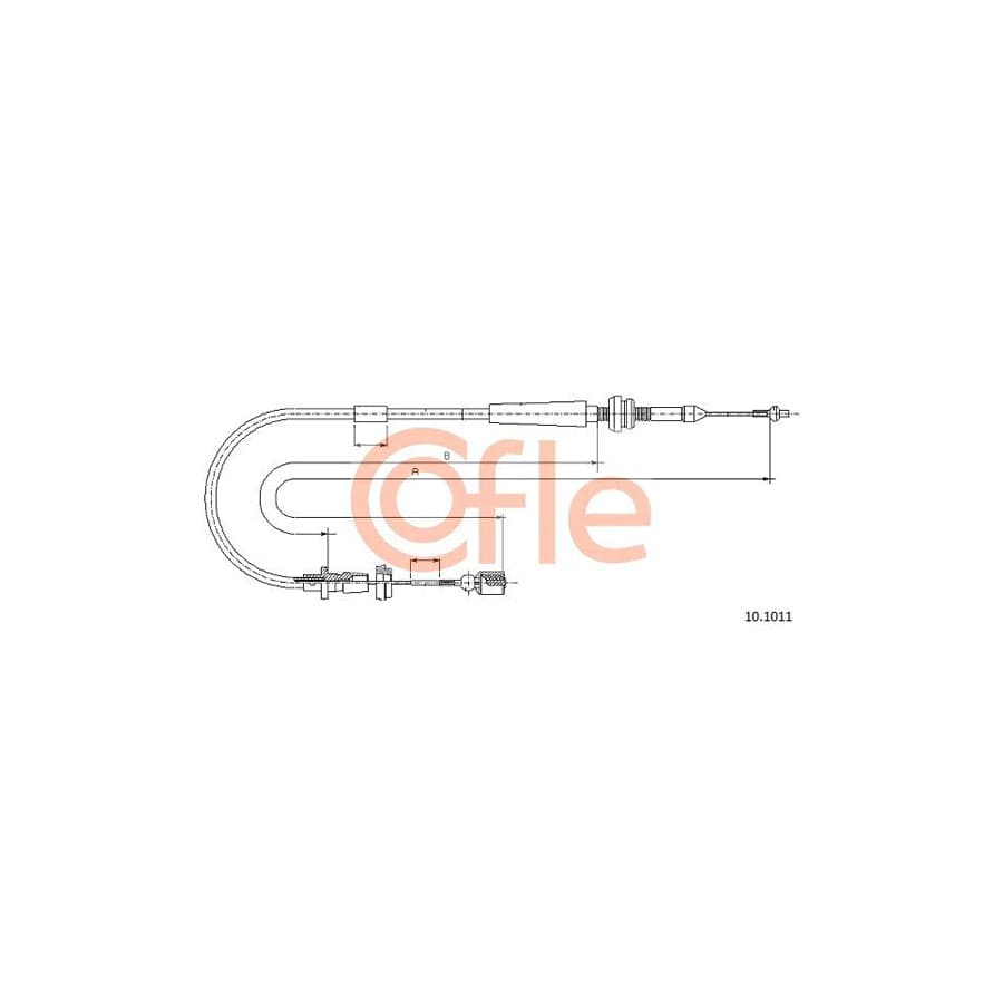 COFLE 10.1011 Throttle Cable | ML Performance UK Car Parts