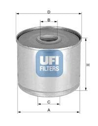 UFI 24.369.00 Fuel Filter