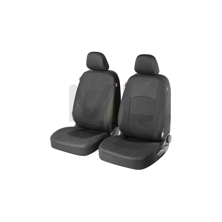 WALSER ZIPP IT Premium 11846 Car seat cover Black, Polyester, Front | ML Performance Car Parts