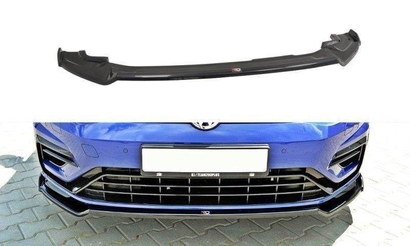 Maxton Design VW-GO-7F-R-FD2T Front Splitter V.2 Volkswagen Golf R / R-Line MK7.5 | ML Performance UK Car Parts