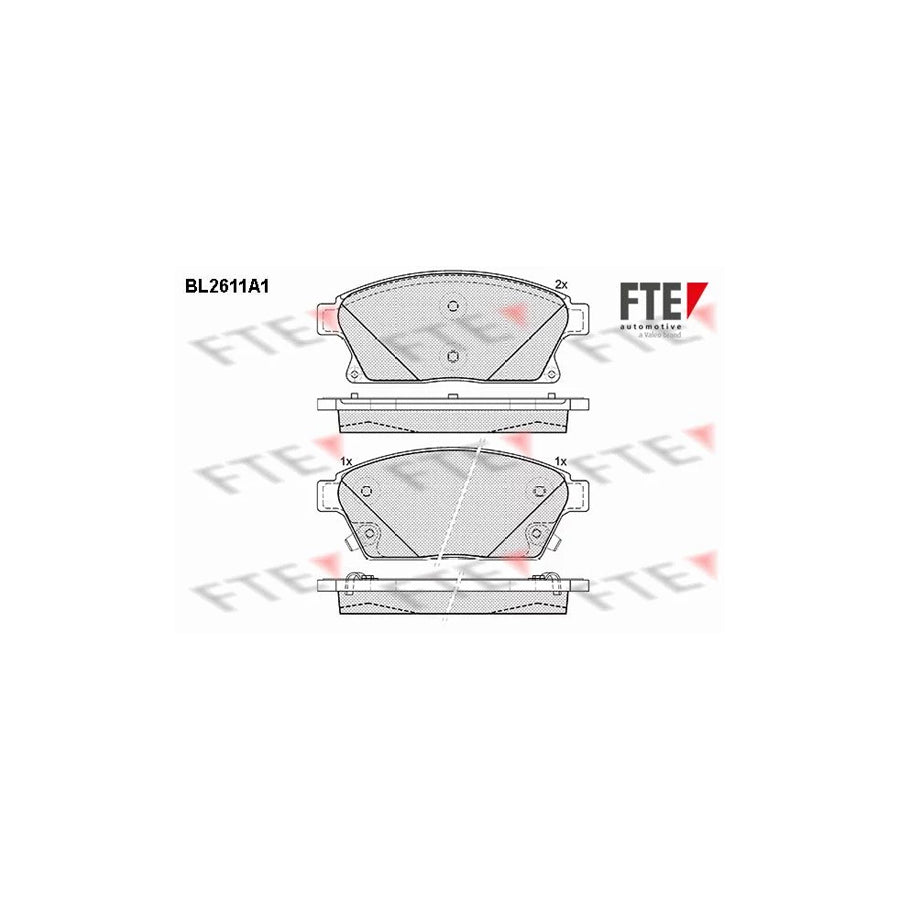 Fte 9010858 Brake Pad Set | ML Performance UK Car Parts