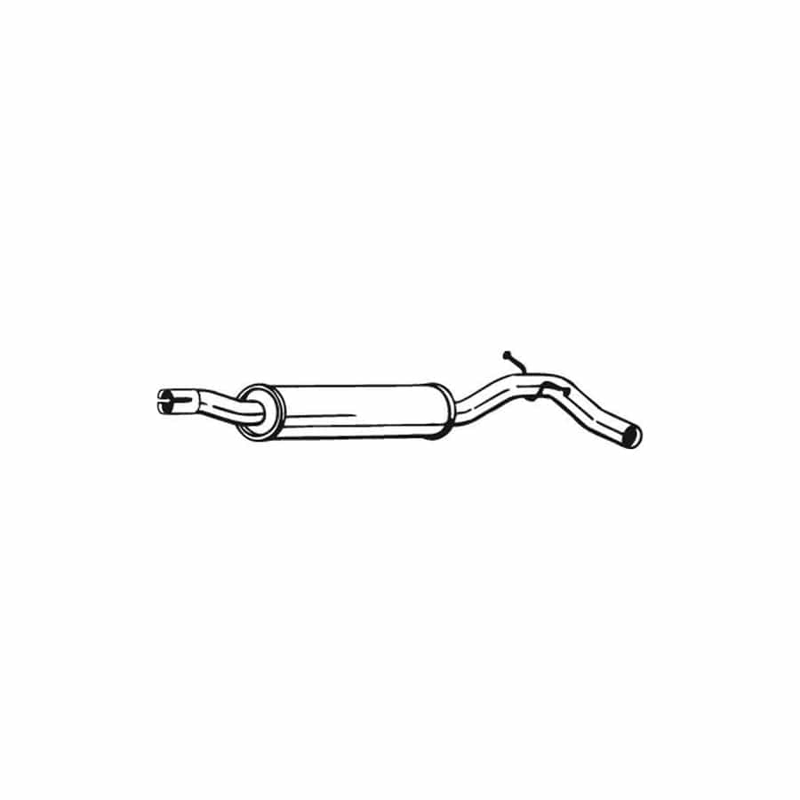 Bosal 220-009 Middle Silencer For Skoda Roomster