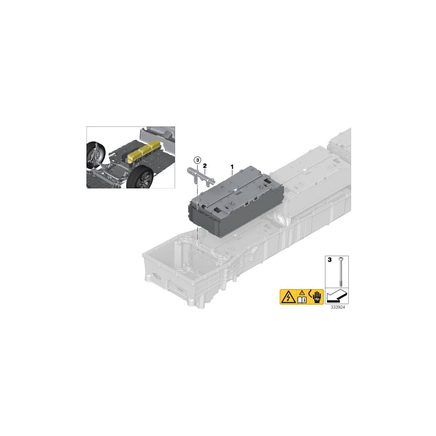 Genuine BMW 61279452661 I15 Cell Module, High-Voltage Battery (Inc. i8) | ML Performance UK Car Parts