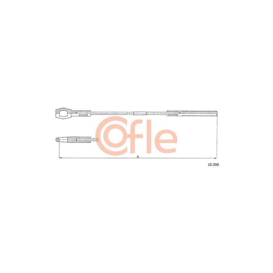 Cofle 10.304 Clutch Cable