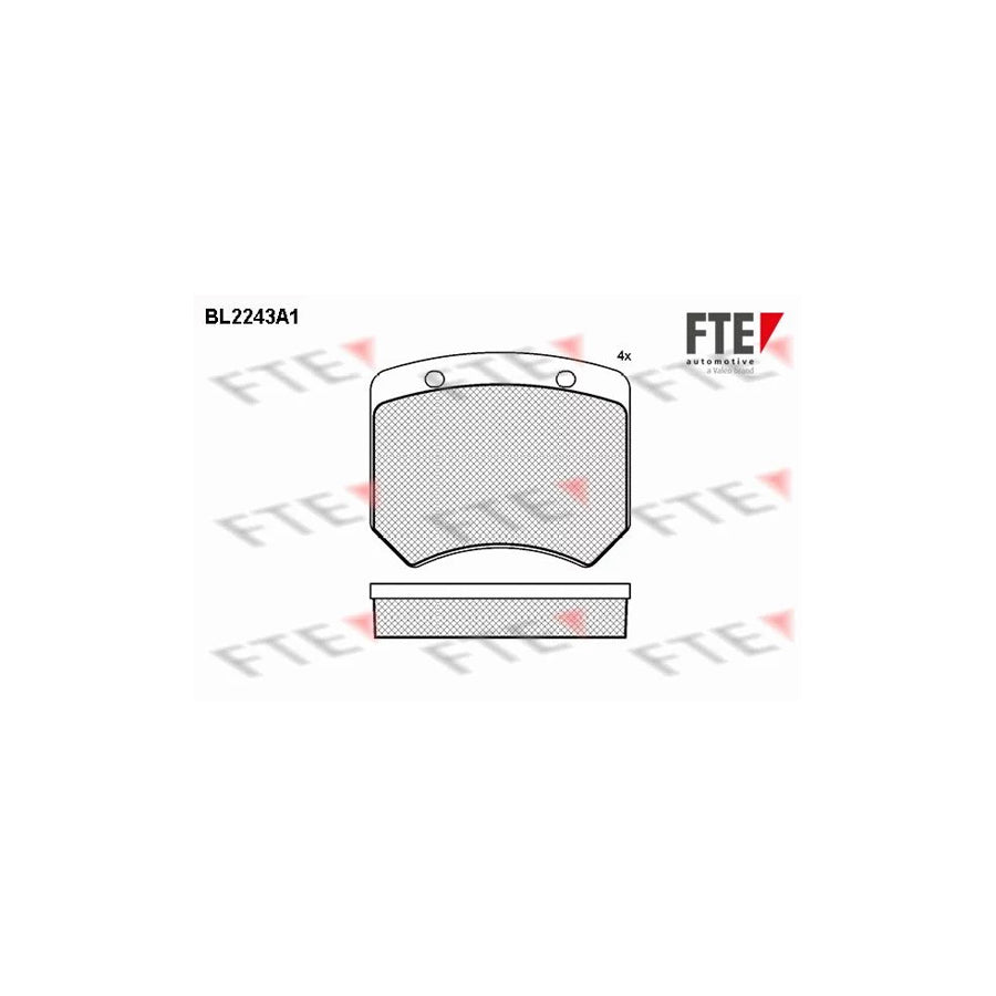 Fte BL2243A1 Brake Pad Set | ML Performance UK Car Parts