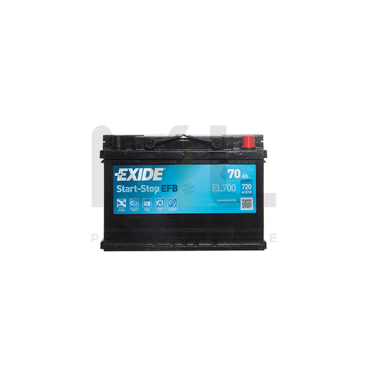 Exide EFB 096 Car Battery (EL700) - 3 year Guarantee | ML Performance UK Car Parts