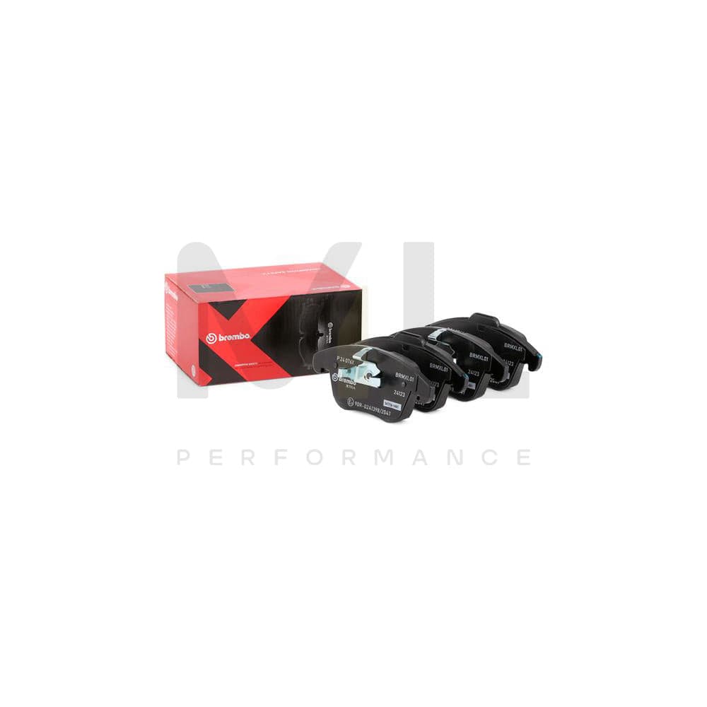 Brembo P 24 076X Brake Pad Set Excl. Wear Warning Contact | ML Performance Car Parts