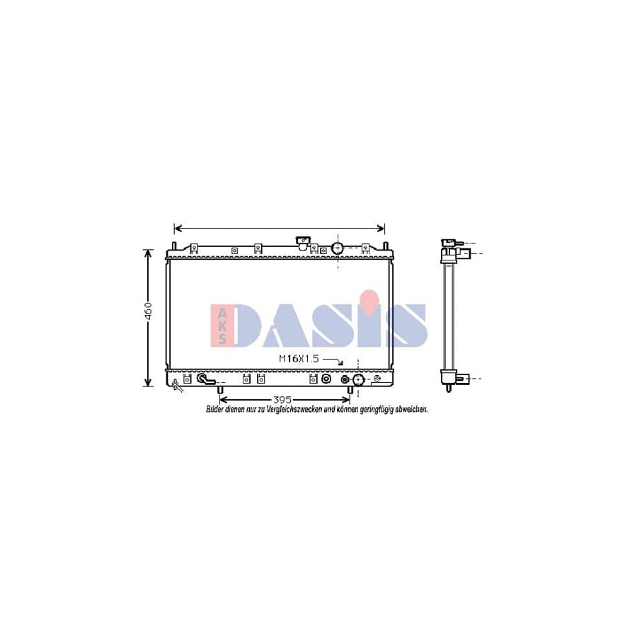 AKS Dasis 140032N Engine Radiator | ML Performance UK