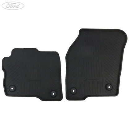 GENUINE FORD 1948133 S-MAX RUBBER FLOOR MATS FRONT, BLACK | ML Performance UK