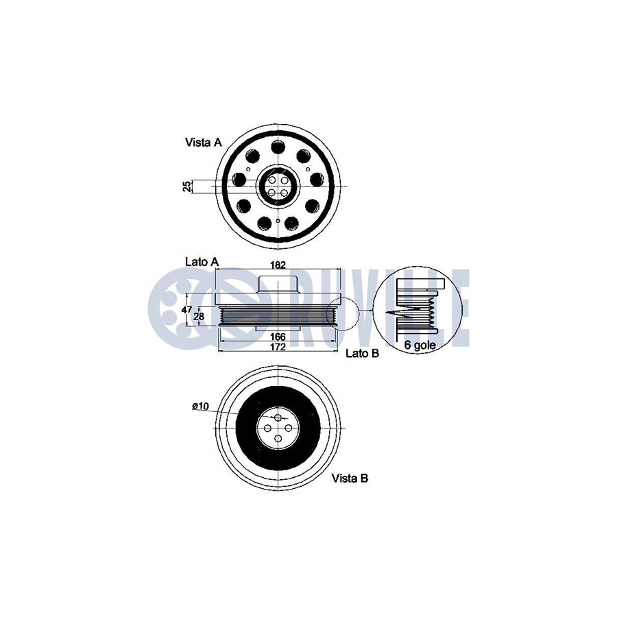 Ruville 55381 Alternator Freewheel Clutch | ML Performance UK Car Parts