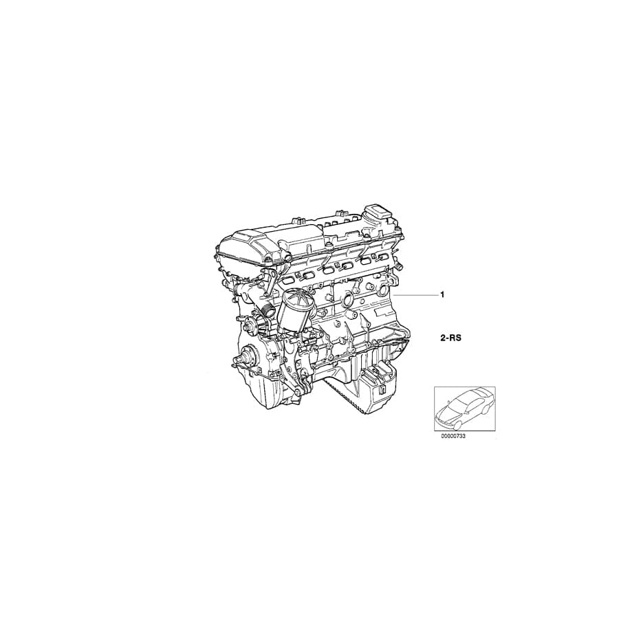 Genuine BMW 11009059271 E36 E34 Set Mounting Parts Short Engine (Inc. 320i & 520i) | ML Performance UK Car Parts