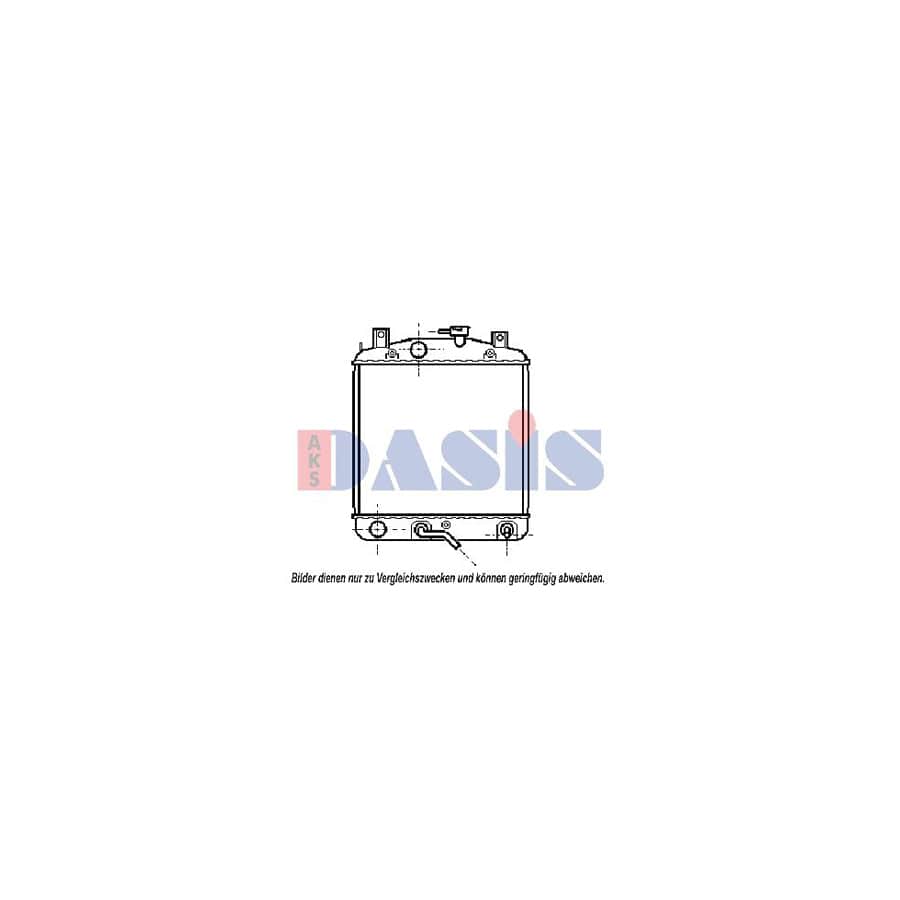 AKS Dasis 360300N Engine Radiator For Daihatsu Cuore / Mira | ML Performance UK