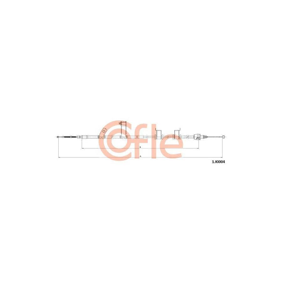 Cofle 1.Ki004 Hand Brake Cable