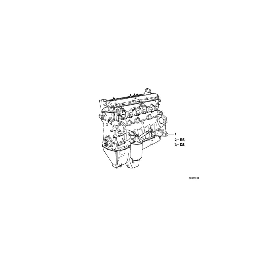 Genuine BMW 11009059270 E24 E28 E23 Set Mounting Parts Short Engine (Inc. 633CSi, 535i & 628CSi) | ML Performance UK Car Parts