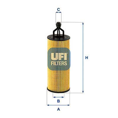 UFI 25.251.00 Oil Filter