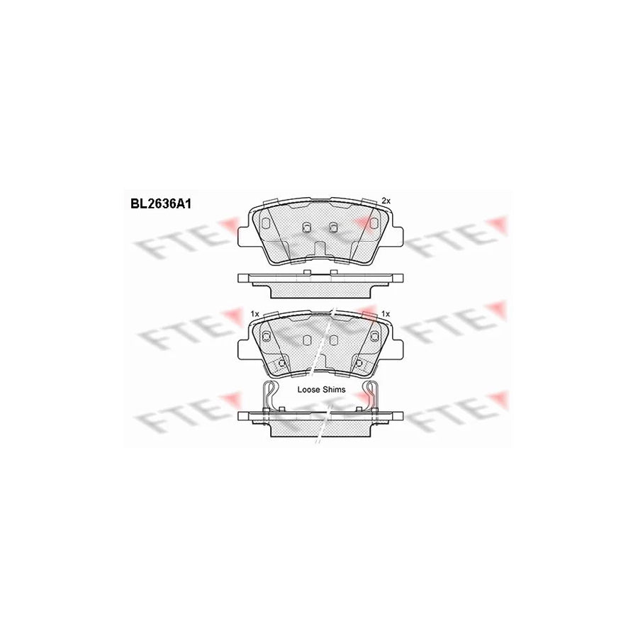 Fte 9010881 Brake Pad Set | ML Performance UK Car Parts