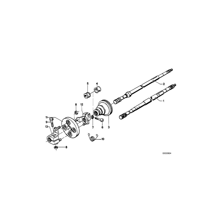 Genuine BMW 32311113308 E12 E28 Bush (Inc. 524td, 518i & 518) | ML Performance UK Car Parts