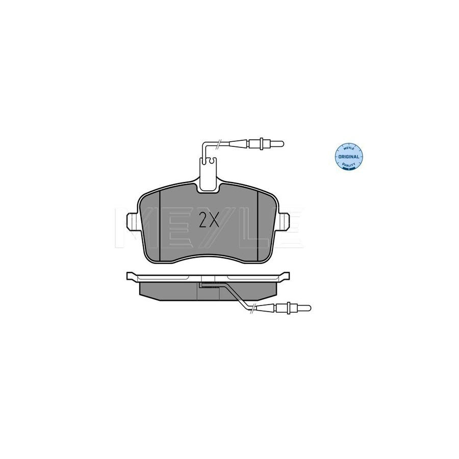 Meyle 025 241 3418/W Brake Pad Set For Peugeot 407