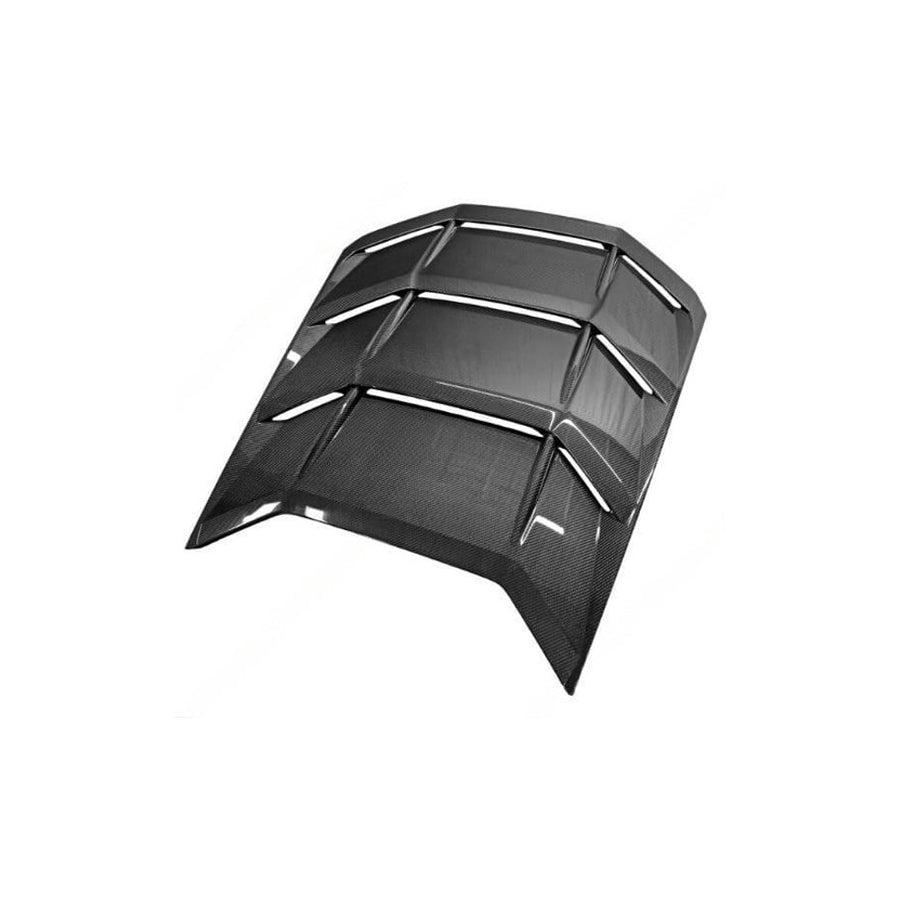 Carbon Fiber Rear Louvered Engine Lid Cover - Lamborghini Huracan LP-610 | ML Performance UK