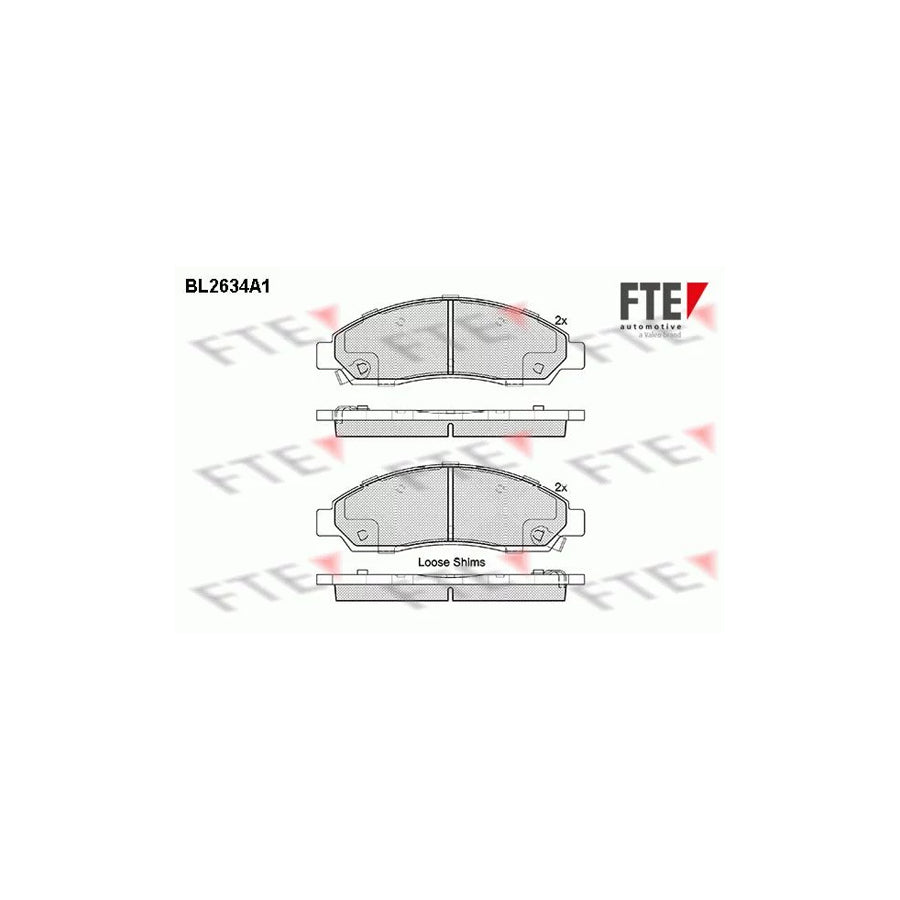 Fte 9010880 Brake Pad Set | ML Performance UK Car Parts