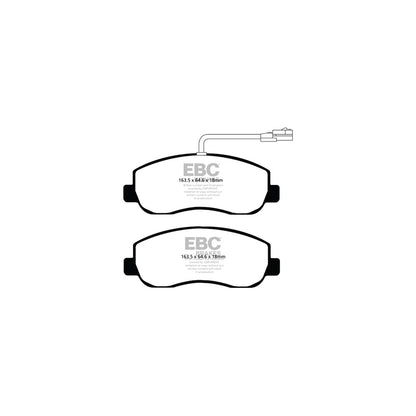 EBC DPX2083 Nissan Opel Renault Vauxhall Ultimax Front Brake Pads 2 | ML Performance UK Car Parts